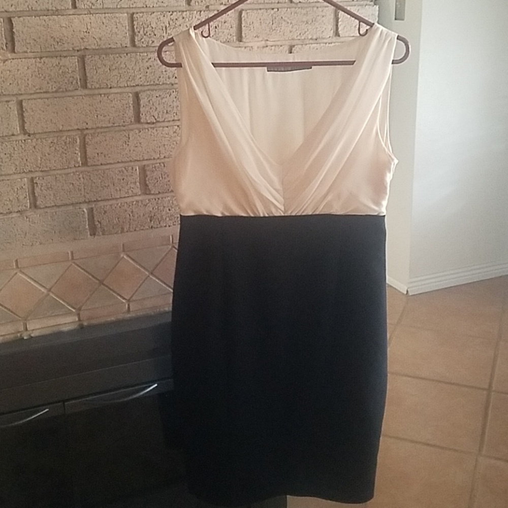 Black and cream work or going out dress
